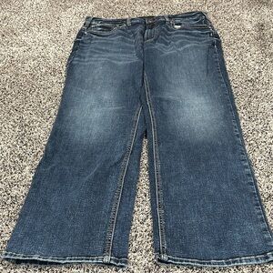 Silver Jeans men’s Gordie Flare in Deep Blue 32” length